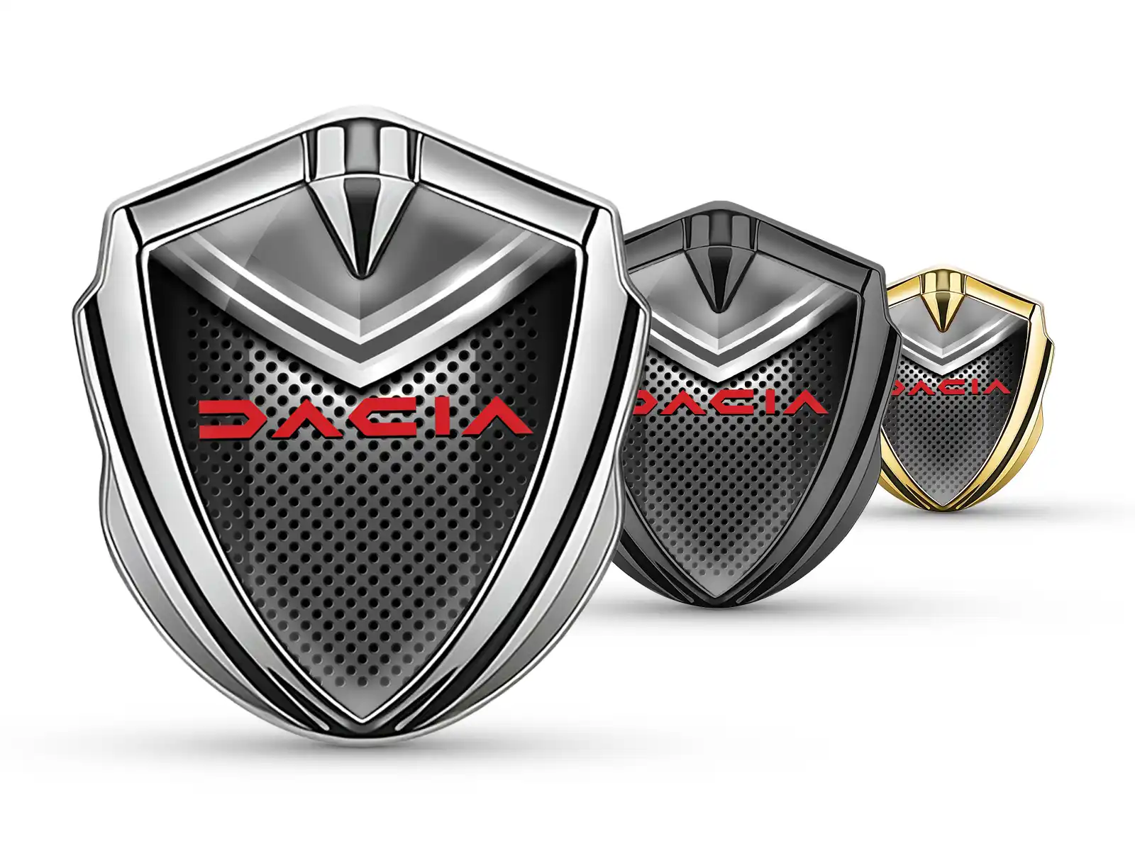 Dacia 3D Emblema Insignia De Carrera Concepto Brilla 3D